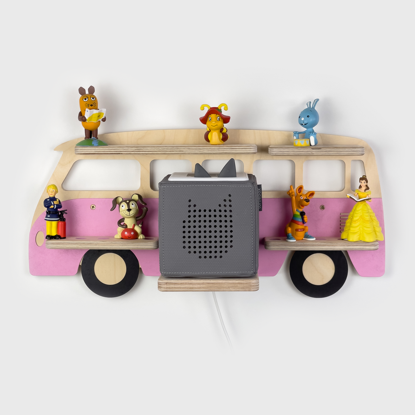 VW-T1-Bulli-Tonieregal-Rosa