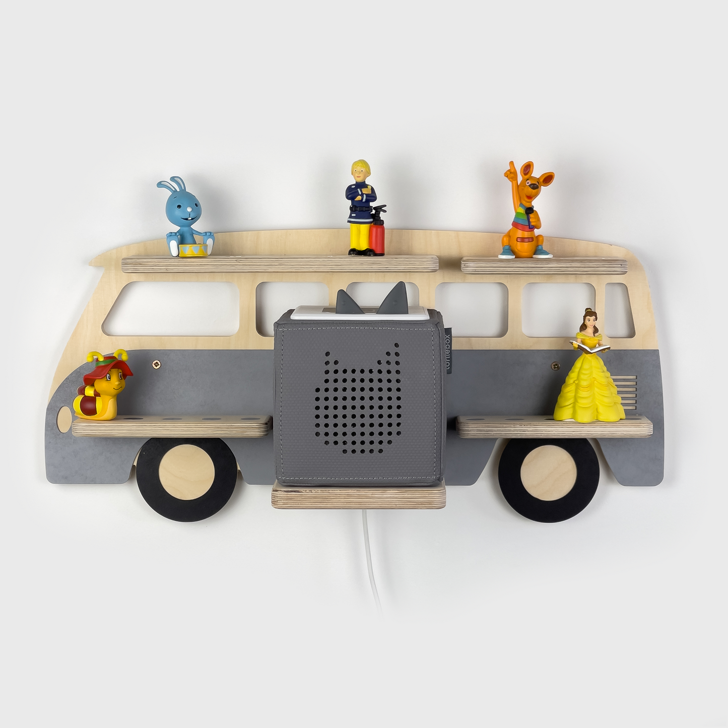 VW-T1-Bulli-Tonieregal-Grau